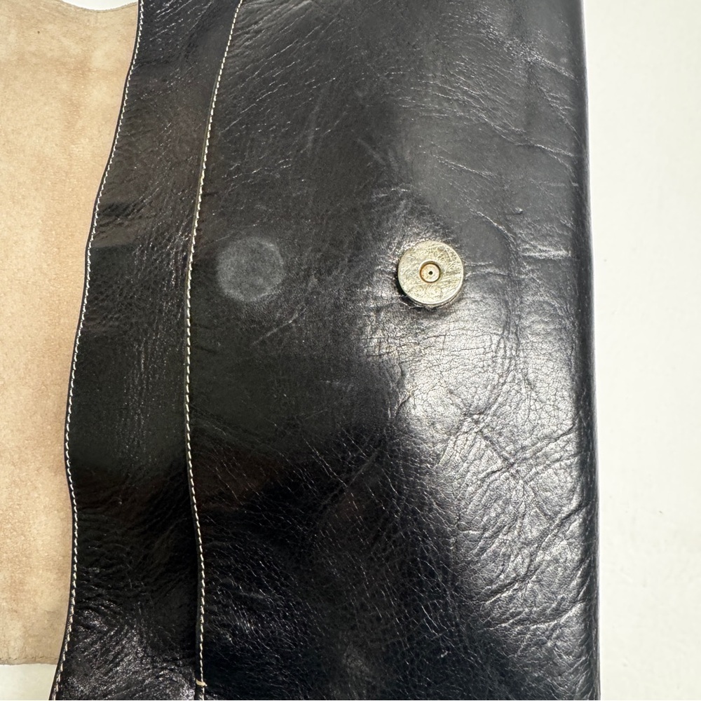 Kate Spade made in Italy vintage shoulder Black Leather women’s Bag - Picture 7 of 12